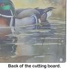 NEW Wood Duck Glass Cutting Board Decorative Tempered Glass Kitchen Cutting and Serving Board Large Size Chopping Board