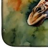 Giraffe Dish Drying Mat Absorbent Dish Drying Mat Pad for Kitchen Counter Dish Drainer Mat for Countertop, 14 x 21", Multicolor