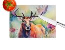 NEW Moose Glass Cutting Board Decorative Tempered Glass Kitchen Cutting and Serving Board Large Size Chopping Board