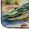 Alligator Dish Drying Mat Absorbent Dish Drying Mat Pad for Kitchen Counter Dish Drainer Mat for Countertop, 14 x 21", Multicolor