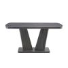 Dining Table Set for 6, 7 Piece Kitchen Table Chairs Set, 1.8" Thickness Tabletop and V-shaped Table Legs